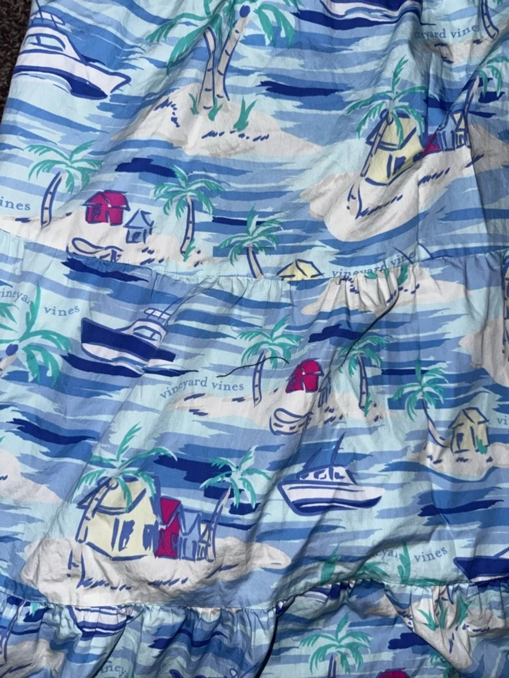 Vineyard Vines Dress XL 14/16 Beach Target Blue Girls